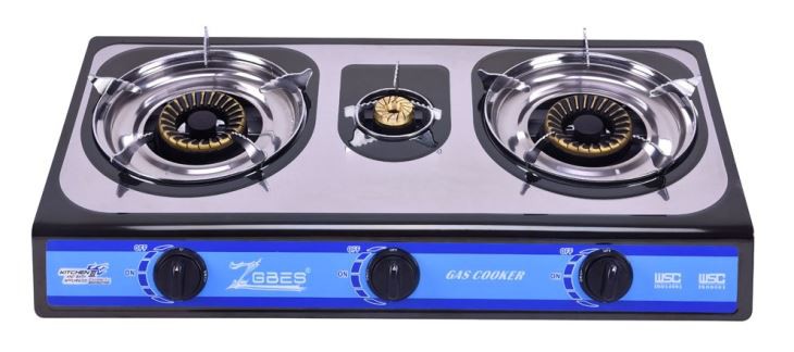 Professional Gas Cooker /Triple Burner Gas Stove (ZG-3077) Professional Gas Cooker /Triple Burner Gas Stove (ZG-3077)