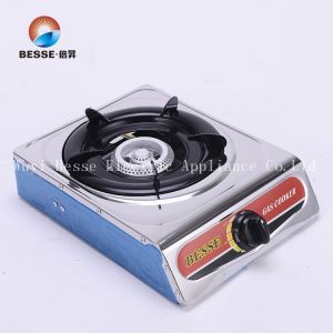 بنیادی موڈل گیس چولہا سٹینلیس اسٹیل کوکر